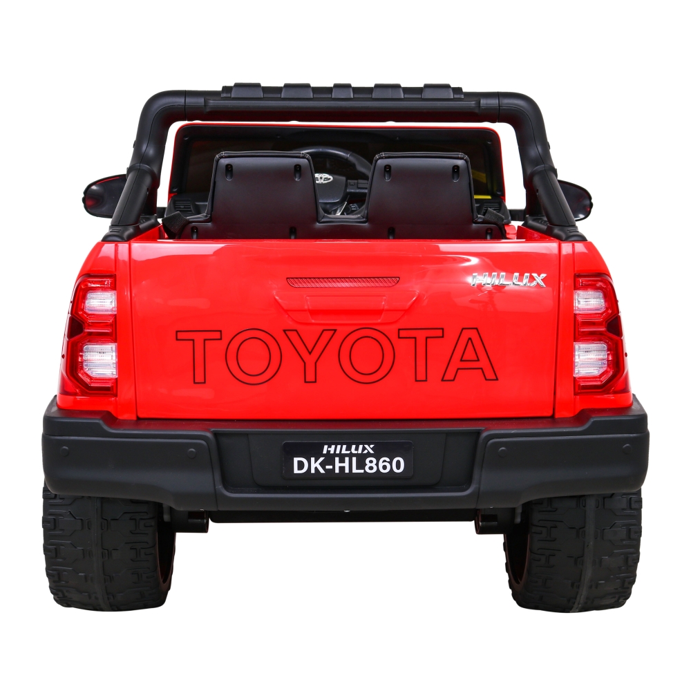 Elektromobilis Toyota Hilux 4x4, Red-Elektromobiliai vaikams, Visureigiai-e-vaikas