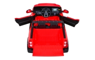 Toyota Hilux na akumulator dla dzieci Czerwony + Napęd 4x4 + Pilot + 2 bagażniki + Radio MP3 + LED