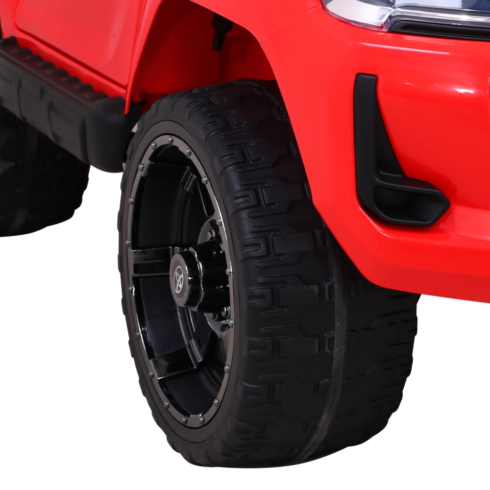 Elektromobilis Toyota Hilux 4x4, Red-Elektromobiliai vaikams, Visureigiai-e-vaikas