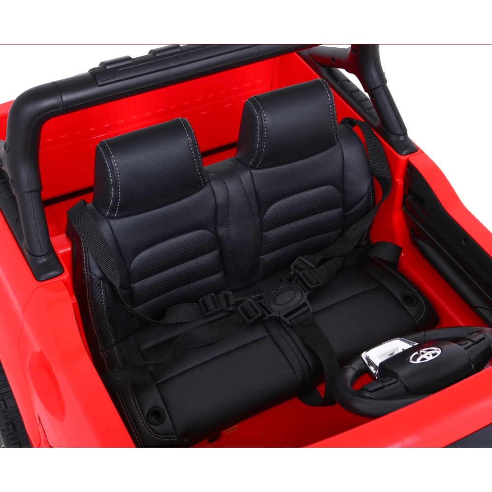 Elektromobilis Toyota Hilux 4x4, Red-Elektromobiliai vaikams, Visureigiai-e-vaikas