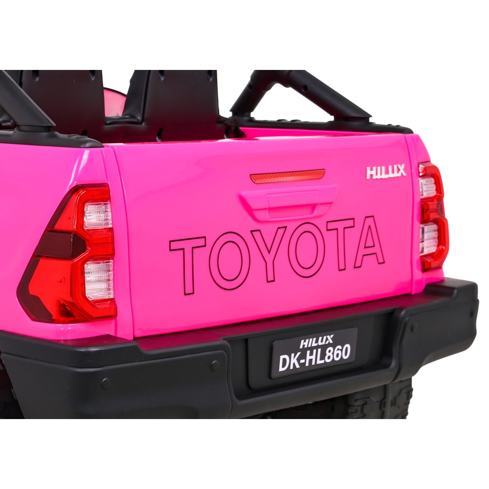 Elektromobilis Toyota Hilux 4x4, Pink-Elektromobiliai vaikams, Visureigiai-e-vaikas