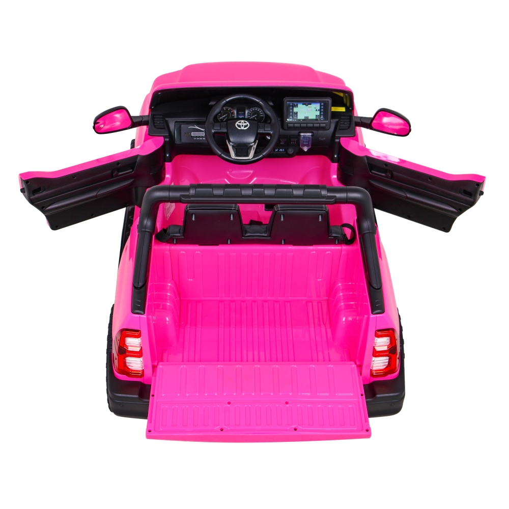 Elektromobilis Toyota Hilux 4x4, Pink-Elektromobiliai vaikams, Visureigiai-e-vaikas