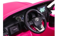 Toyota Hilux na akumulator dla dzieci Różowy + Napęd 4x4 + Pilot + 2 bagażniki + Radio MP3 + LED