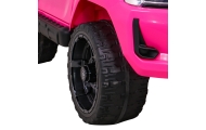 Toyota Hilux na akumulator dla dzieci Różowy + Napęd 4x4 + Pilot + 2 bagażniki + Radio MP3 + LED