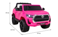 Elektromobilis Toyota Hilux 4x4, Pink-Elektromobiliai vaikams, Visureigiai-e-vaikas