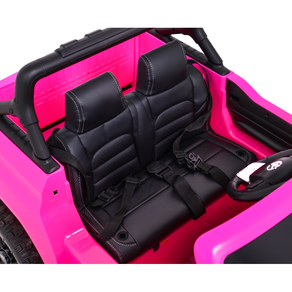 Elektromobilis Toyota Hilux 4x4, Pink-Elektromobiliai vaikams, Visureigiai-e-vaikas