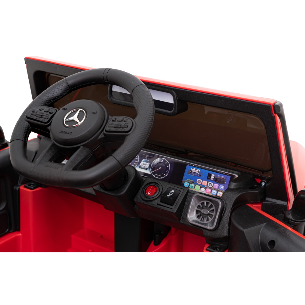 Elektromobilis Mercedes AMG G63, Red-Elektromobiliai vaikams, Visureigiai-e-vaikas