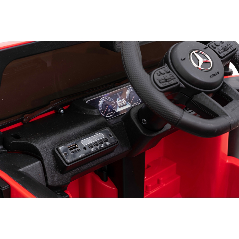 Elektromobilis Mercedes AMG G63, Red-Elektromobiliai vaikams, Visureigiai-e-vaikas