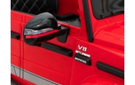 Mercedes AMG G63 dla dzieci Czerwony + Pilot + MP3 LED + Wolny Start + EVA + Pasy