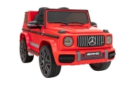Mercedes AMG G63 dla dzieci Czerwony + Pilot + MP3 LED + Wolny Start + EVA + Pasy