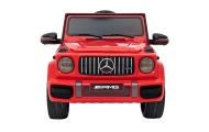 Mercedes AMG G63 dla dzieci Czerwony + Pilot + MP3 LED + Wolny Start + EVA + Pasy