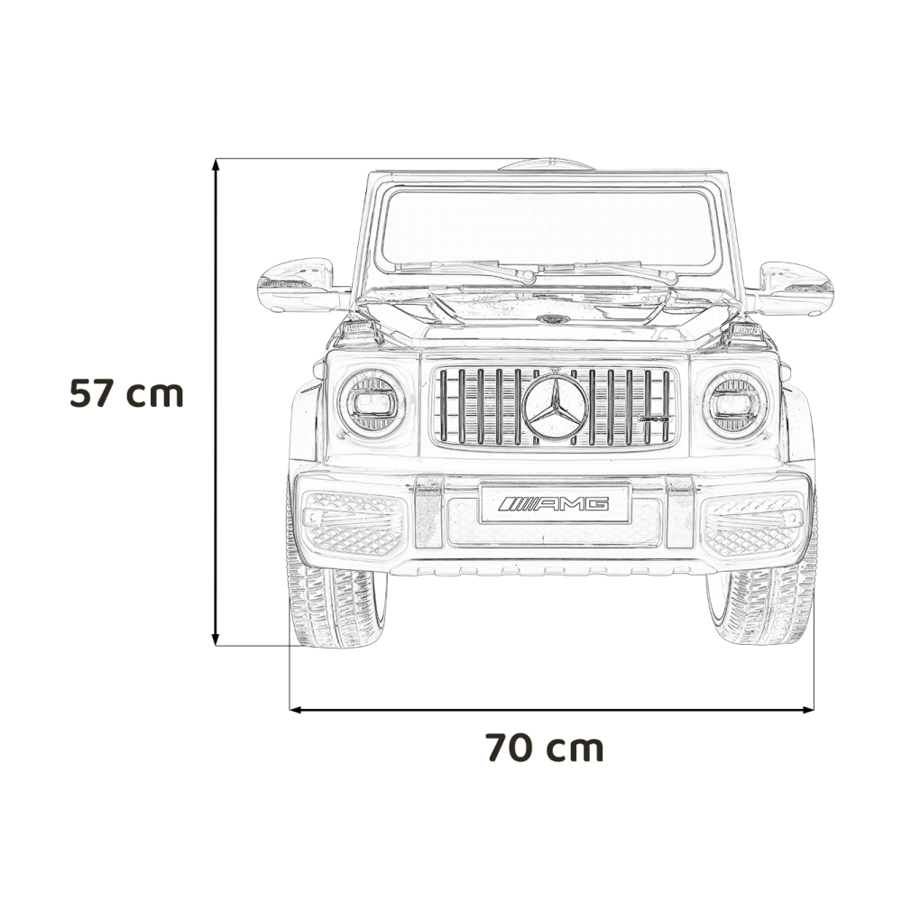 Elektromobilis Mercedes AMG G63, Red-Elektromobiliai vaikams, Visureigiai-e-vaikas