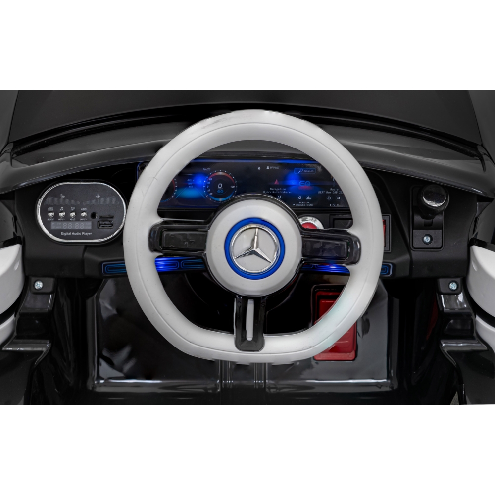 Elektromobilis Mercedes Benz AMG EQA, juodas-Elektromobiliai vaikams, Mašinos-e-vaikas