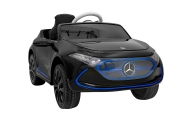 Mercedes Benz AMG EQA dla dzieci Czarny + Pilot + 5-punktowe pasy + EVA + Wyświetlacz MP3 + LED