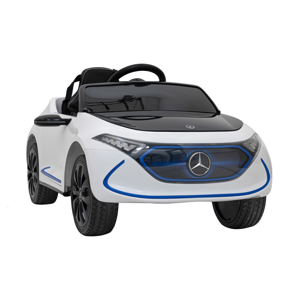 Elektromobilis Mercedes Benz AMG EQA, baltas-Elektromobiliai vaikams, Mašinos-e-vaikas