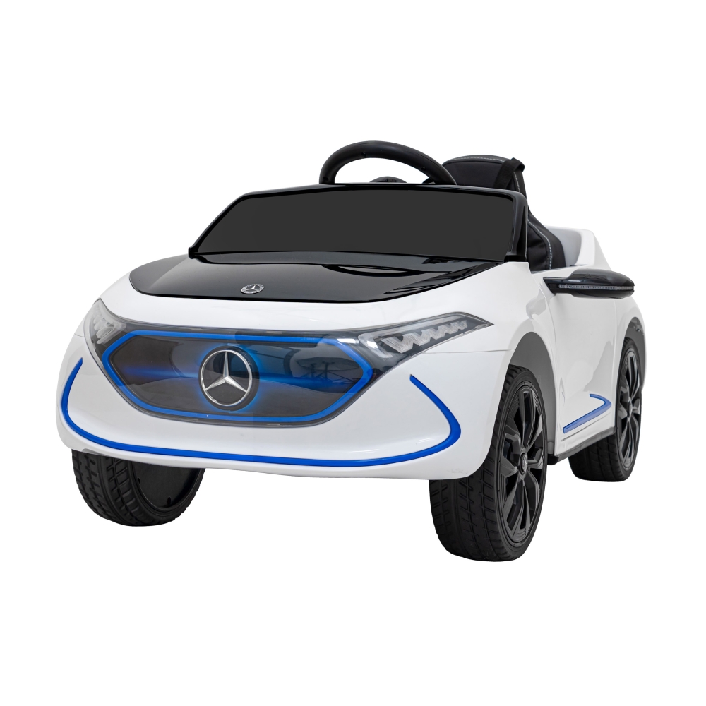Elektromobilis Mercedes Benz AMG EQA, baltas-Elektromobiliai vaikams, Mašinos-e-vaikas