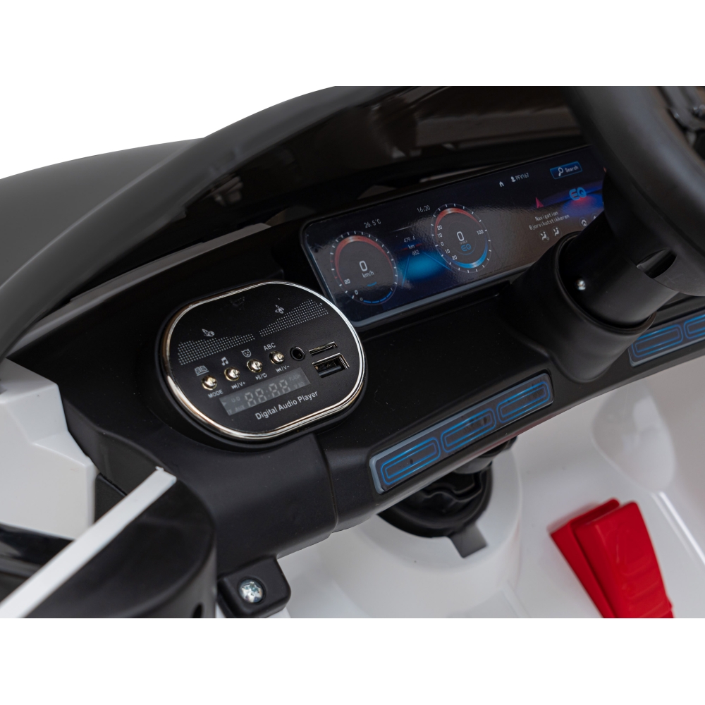 Elektromobilis Mercedes Benz AMG EQA, baltas-Elektromobiliai vaikams, Mašinos-e-vaikas
