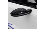 Mercedes Benz AMG EQA dla dzieci Biały + Pilot + 5-punktowe pasy + EVA + Wyświetlacz MP3 + LED
