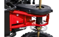 Quad HIPERFECT na akumulator Czerwony 35km/h + Silnik bezszczotkowy 1000W + Koła pompowane + Regulacja siedzenia