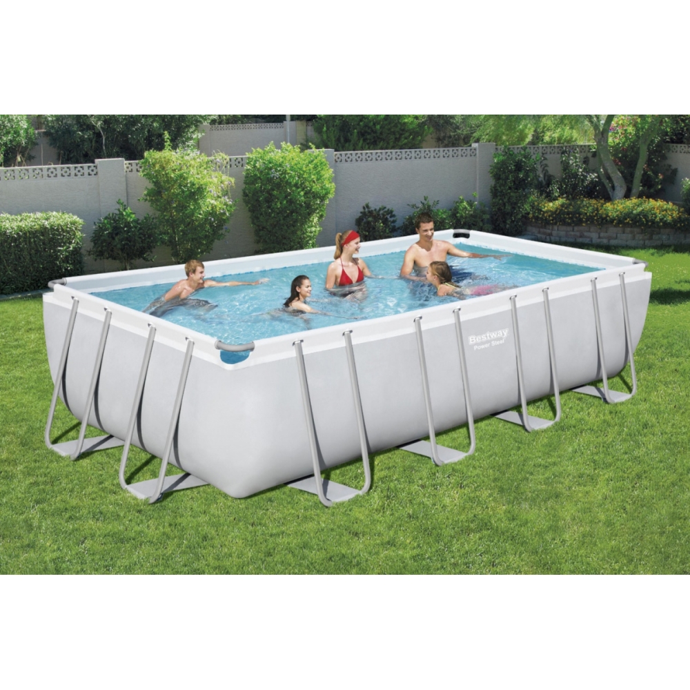 Basen stelażowy Power Steel 6w1 BESTWAY 549x274x122 18x9FT + Pompa piaskowa