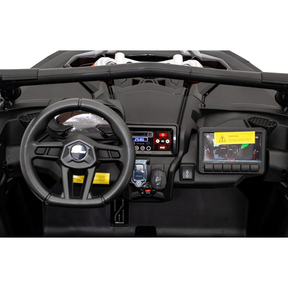 Elektrinis Buggy Maverick Turbo RR, Black-Elektromobiliai vaikams, Keturračiai ir bagiai-e-vaikas