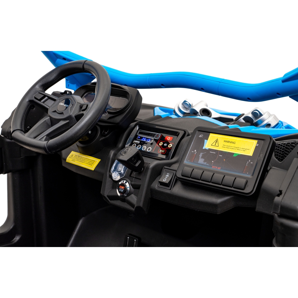 Elektrinis Buggy Maverick Turbo RR, Blue-Elektromobiliai vaikams, Keturračiai ir bagiai-e-vaikas