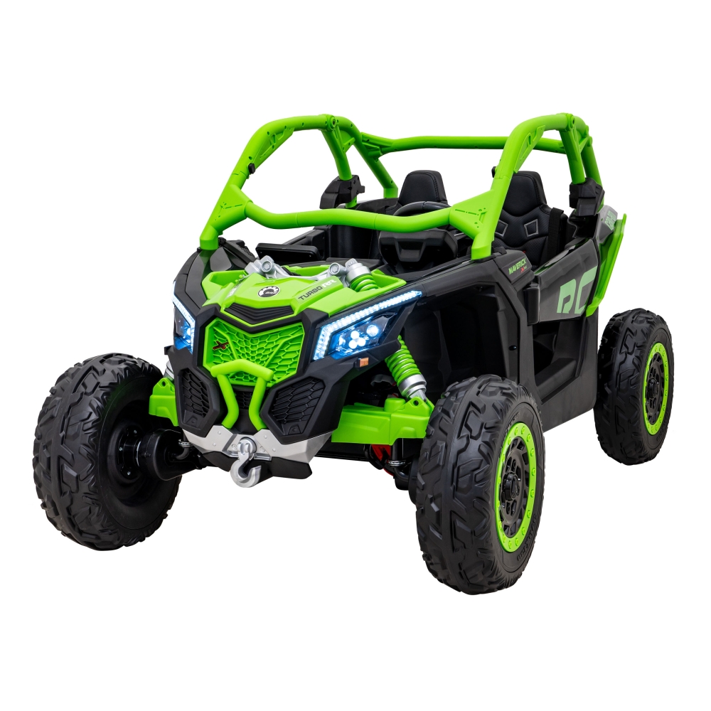 Elektrinis Buggy Maverick Turbo RR, Green-Elektromobiliai vaikams, Keturračiai ir bagiai-e-vaikas