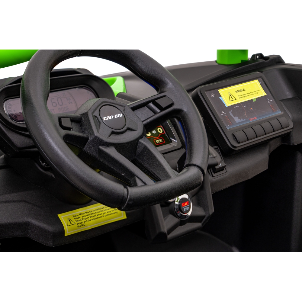 Elektrinis Buggy Maverick Turbo RR, Green-Elektromobiliai vaikams, Keturračiai ir bagiai-e-vaikas