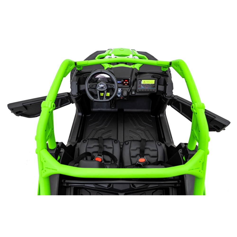Elektrinis Buggy Maverick Turbo RR, Green-Elektromobiliai vaikams, Keturračiai ir bagiai-e-vaikas