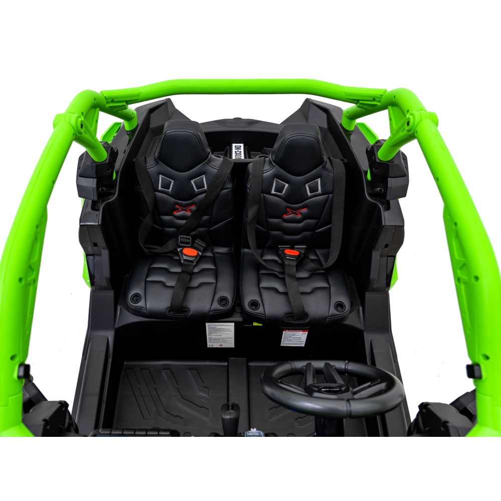 Elektrinis Buggy Maverick Turbo RR, Green-Elektromobiliai vaikams, Keturračiai ir bagiai-e-vaikas