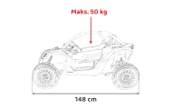 Pojazd Buggy Maverick Turbo RR Zielony