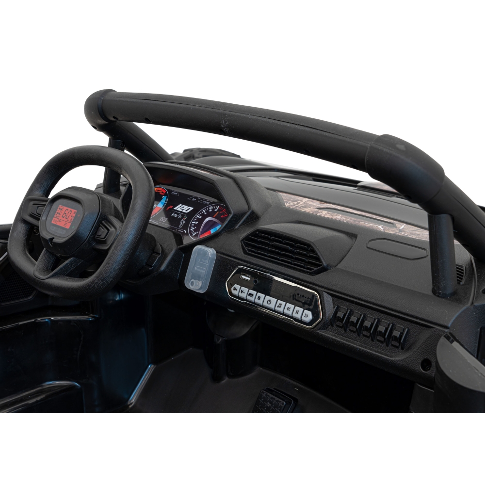 Elektrinis Buggy Racing 5, Black-Elektromobiliai vaikams, Keturračiai ir bagiai-e-vaikas