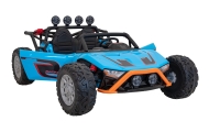 Auto Buggy Racing 5 na akumulator dla dzieci Niebieski + Silniki 2x200W + Pilot + Audio LED + Wolny Start