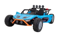 Auto Buggy Racing 5 na akumulator dla dzieci Niebieski + Silniki 2x200W + Pilot + Audio LED + Wolny Start