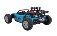 Auto Buggy Racing 5 na akumulator dla dzieci Niebieski + Silniki 2x200W + Pilot + Audio LED + Wolny Start