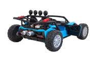 Auto Buggy Racing 5 na akumulator dla dzieci Niebieski + Silniki 2x200W + Pilot + Audio LED + Wolny Start