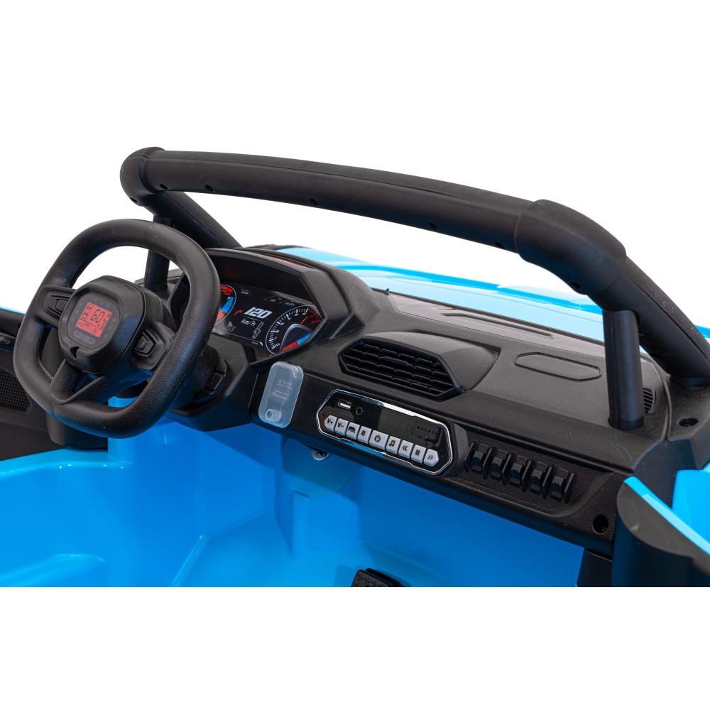 Elektrinis Buggy Racing 5, Blue-Elektromobiliai vaikams, Keturračiai ir bagiai-e-vaikas