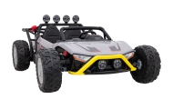 Auto Buggy Racing 5 na akumulator dla dzieci +3. Szary + Silniki 2x200W + Pilot + Wolny Start