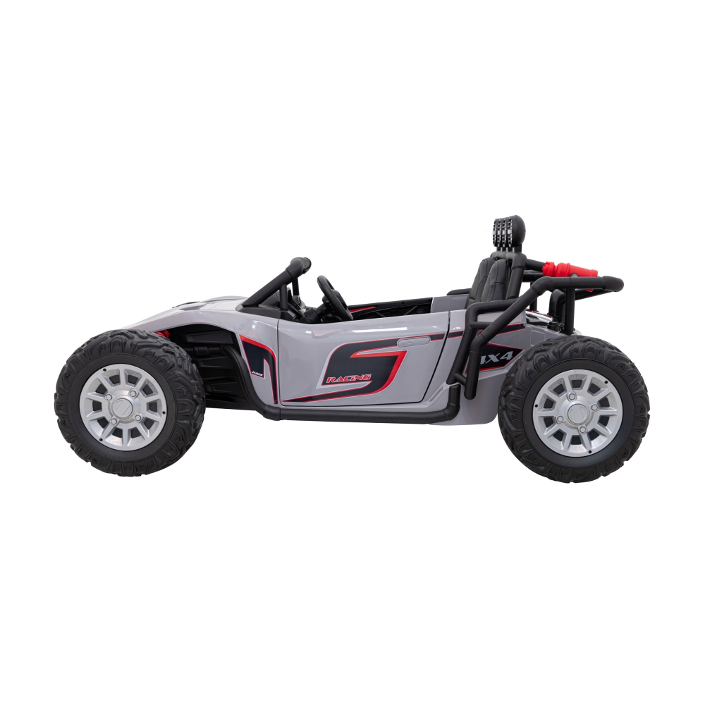 Elektrinis Buggy Racing 5, Grey-Elektromobiliai vaikams, Keturračiai ir bagiai-e-vaikas
