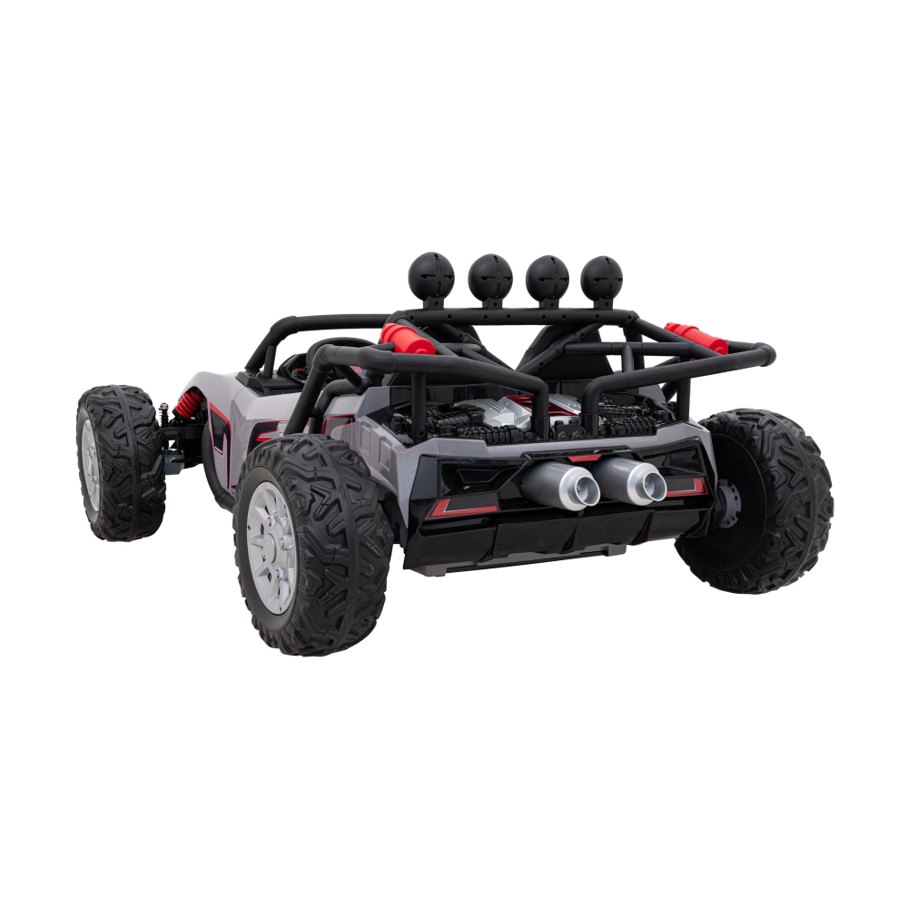 Elektrinis Buggy Racing 5, Grey-Elektromobiliai vaikams, Keturračiai ir bagiai-e-vaikas