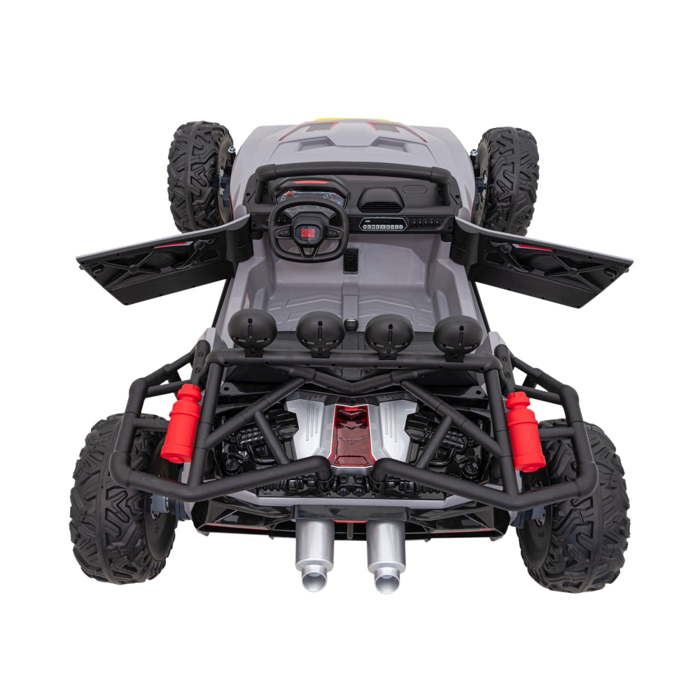 Elektrinis Buggy Racing 5, Grey-Elektromobiliai vaikams, Keturračiai ir bagiai-e-vaikas