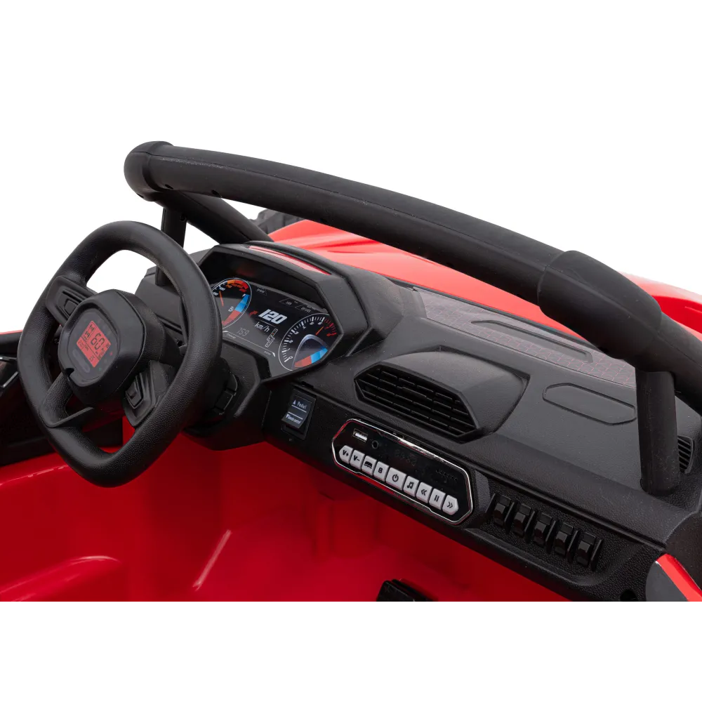 Elektrinis Buggy Racing 5, Red-Elektromobiliai vaikams, Keturračiai ir bagiai-e-vaikas