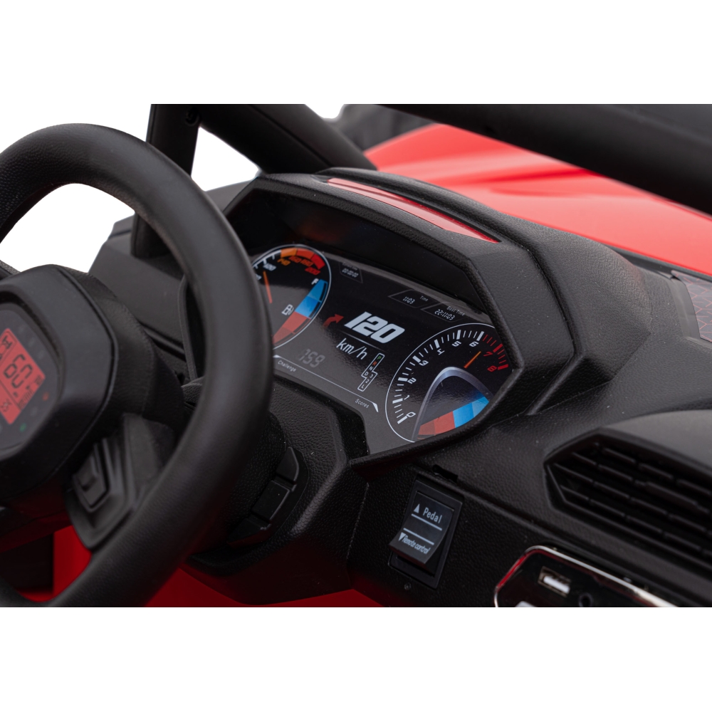 Elektrinis Buggy Racing 5, Red-Elektromobiliai vaikams, Keturračiai ir bagiai-e-vaikas