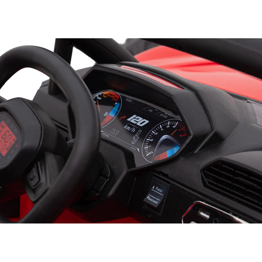Elektrinis Buggy Racing 5, Red-Elektromobiliai vaikams, Keturračiai ir bagiai-e-vaikas