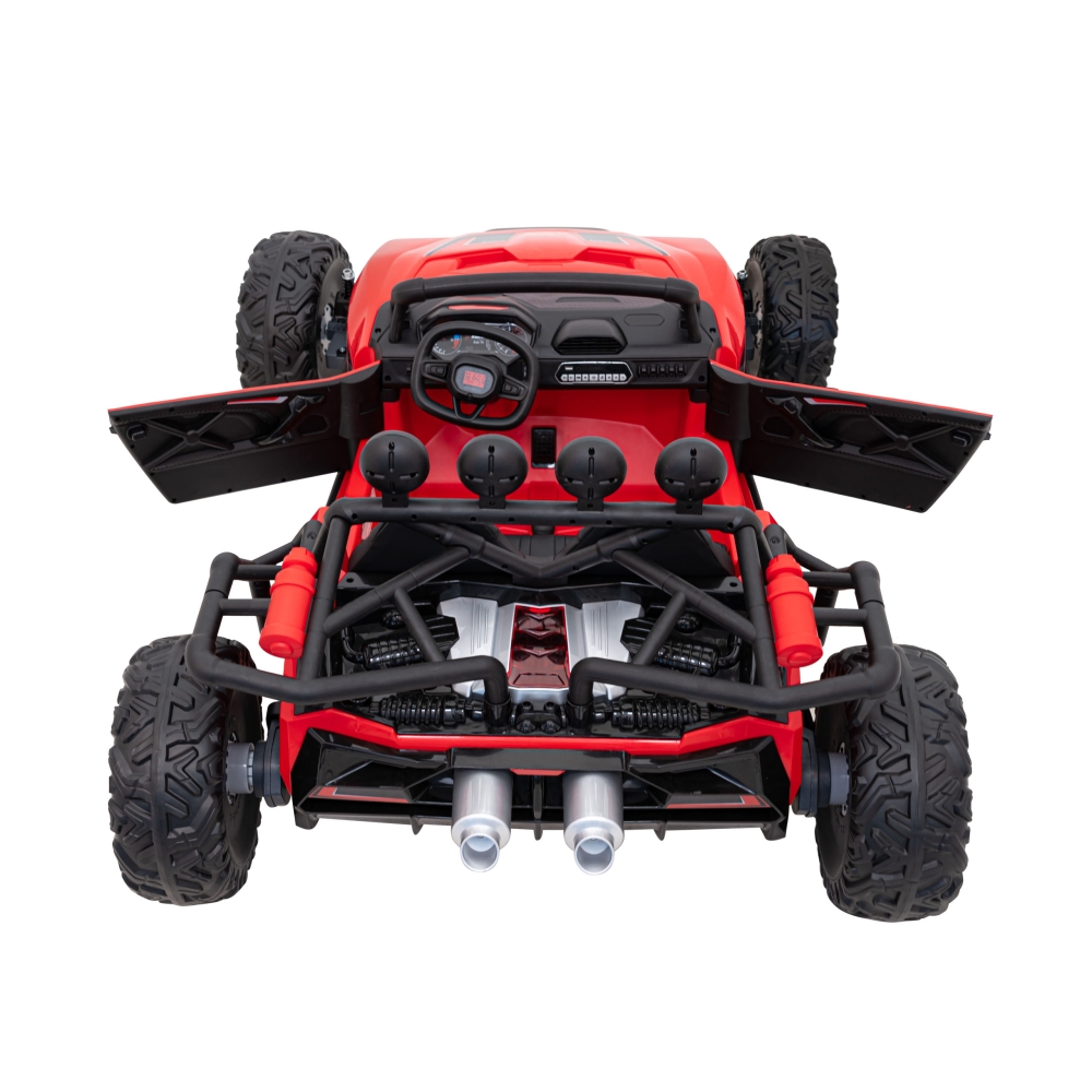 Auto Buggy Racing 5 na akumulator dla dzieci Czerwony + Silniki 2x200W + Pilot + Audio LED + Wolny Start