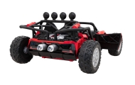 Auto Buggy Racing 5 na akumulator dla dzieci Czerwony + Silniki 2x200W + Pilot + Audio LED + Wolny Start