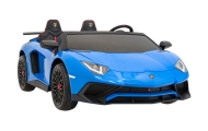 Dvivietis elektromobilis Lamborghini Aventador SV, Blue-Elektromobiliai vaikams, Mašinos-e-vaikas