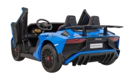 Dvivietis elektromobilis Lamborghini Aventador SV, Blue-Elektromobiliai vaikams, Mašinos-e-vaikas