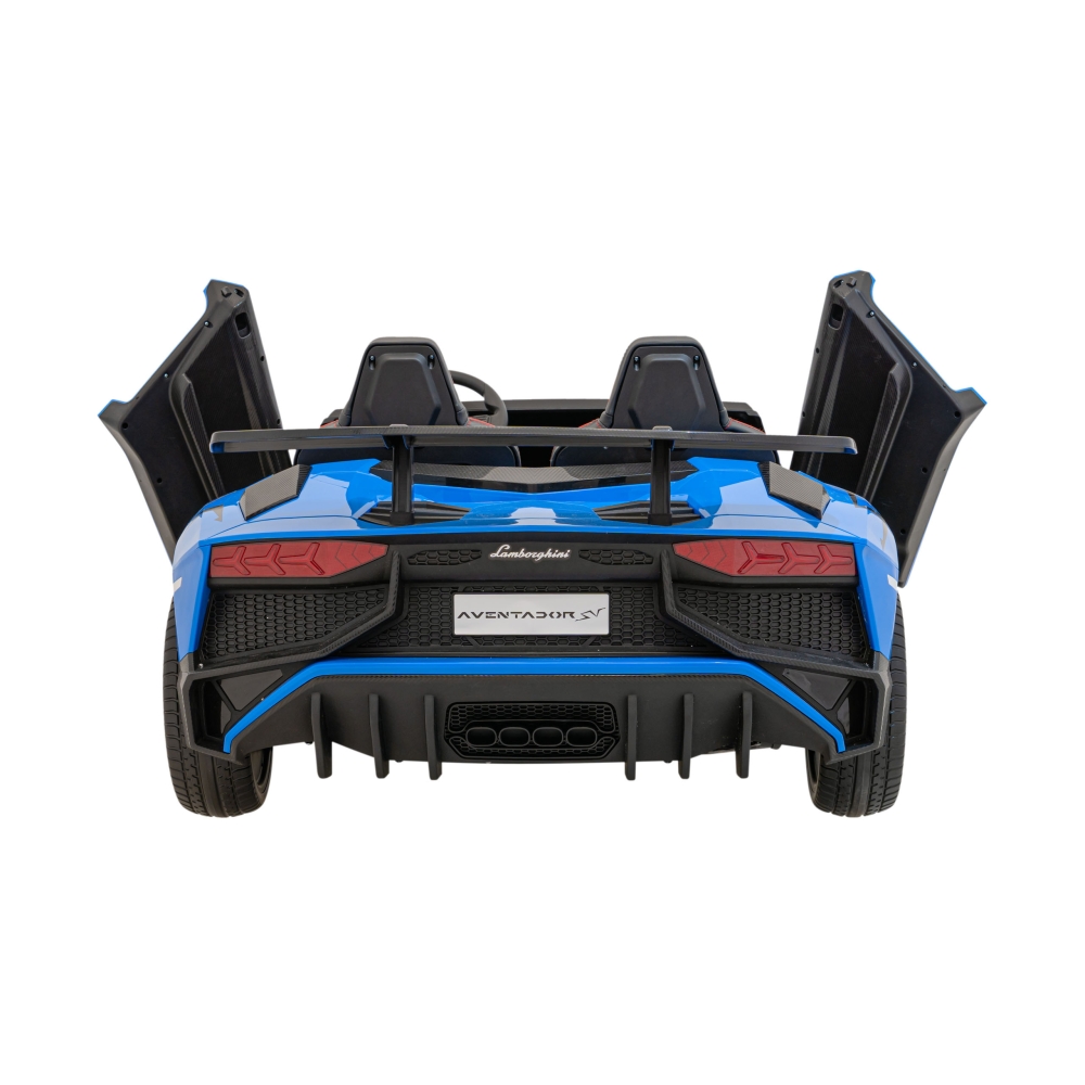Dvivietis elektromobilis Lamborghini Aventador SV, Blue-Elektromobiliai vaikams, Mašinos-e-vaikas