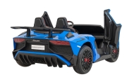 Dvivietis elektromobilis Lamborghini Aventador SV, Blue-Elektromobiliai vaikams, Mašinos-e-vaikas